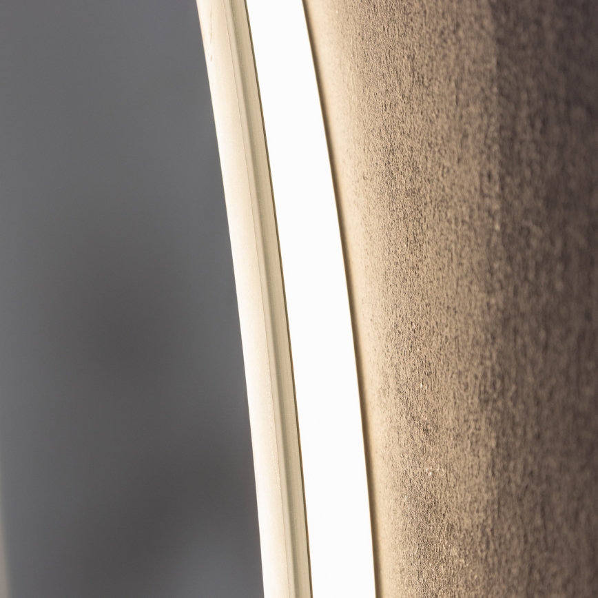 Brilagi - Specchio da bagno riscaldato a LED CLARA ECO LED/12W/230V Ø 60 cm IP44 CRI 90 dimmerabile + CCT