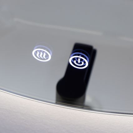 Brilagi - Specchio da bagno riscaldato a LED DEMI PRO LED/20W/230V Ø 60 cm IP44 CRI 90 dimmerabile + CCT