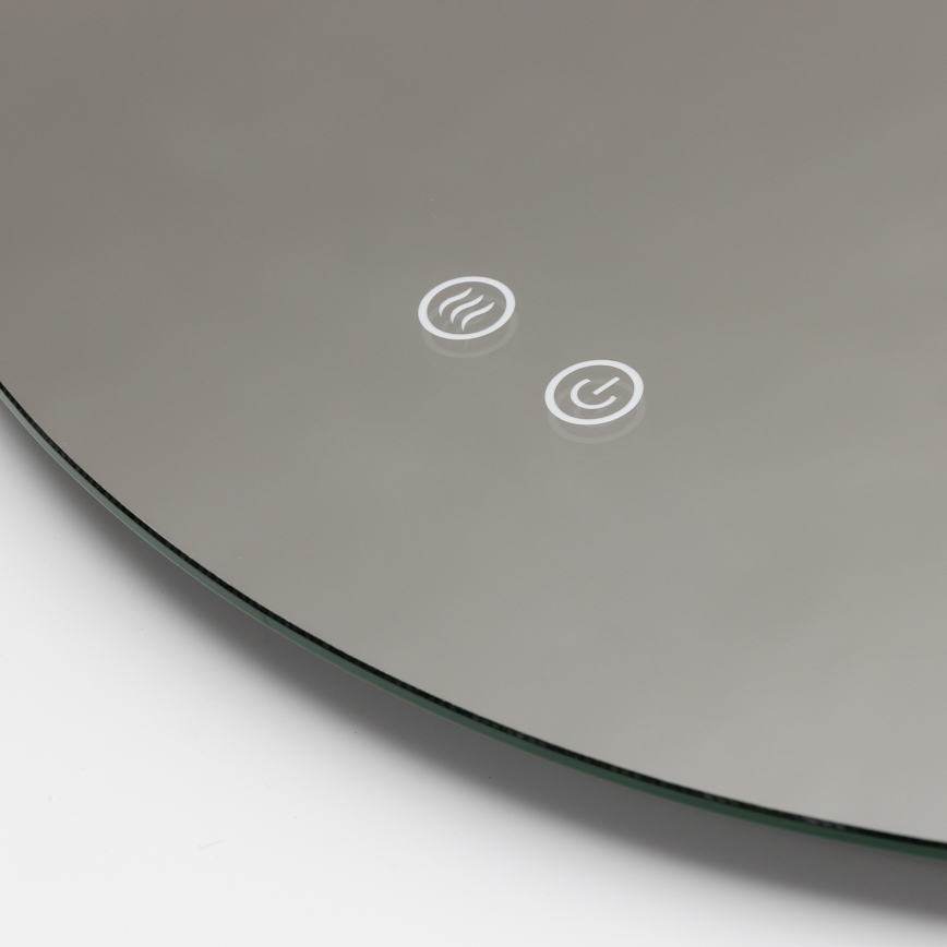 Brilagi - Specchio da bagno riscaldato a LED DEMI PRO LED/20W/230V Ø 60 cm IP44 CRI 90 dimmerabile + CCT