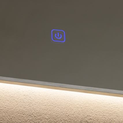 Brilagi - Specchio da bagno DESIO LED/20W/230V 40x60 cm argento IP44 CRI 90 dimmerabile + CCT