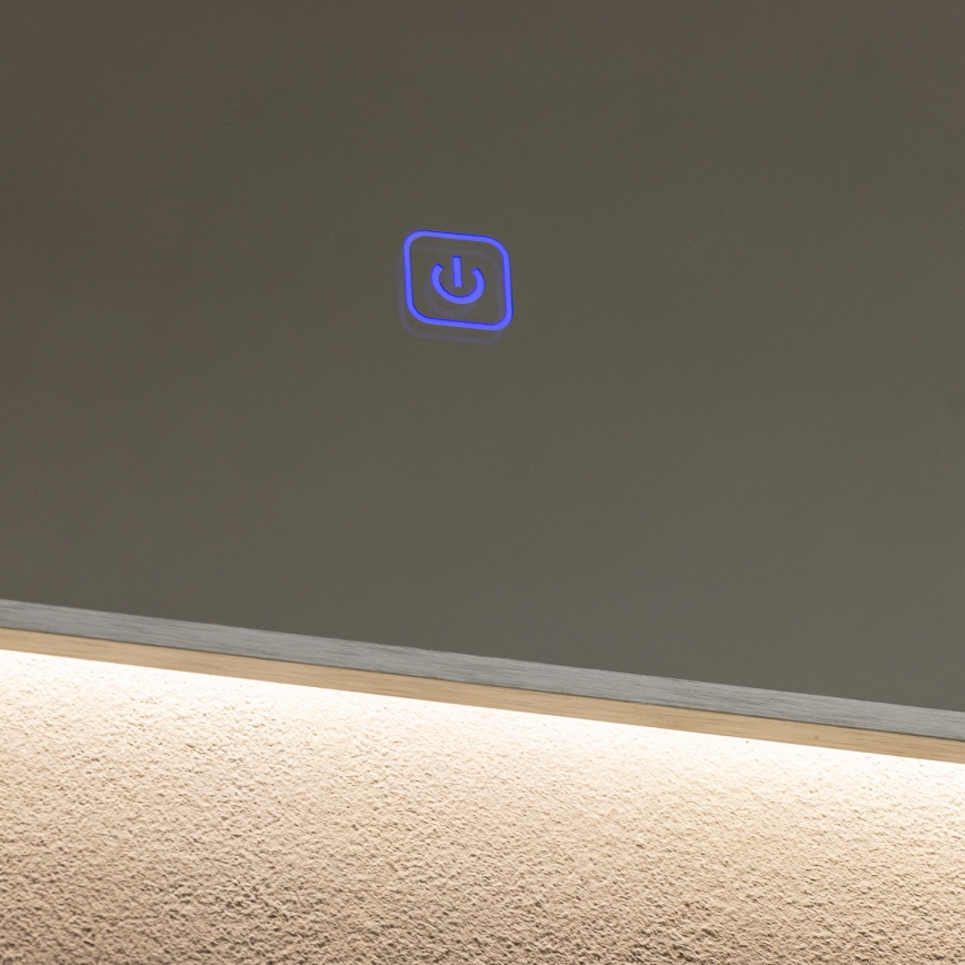 Brilagi - Specchio da bagno DESIO LED/20W/230V 40x60 cm argento IP44 CRI 90 dimmerabile + CCT