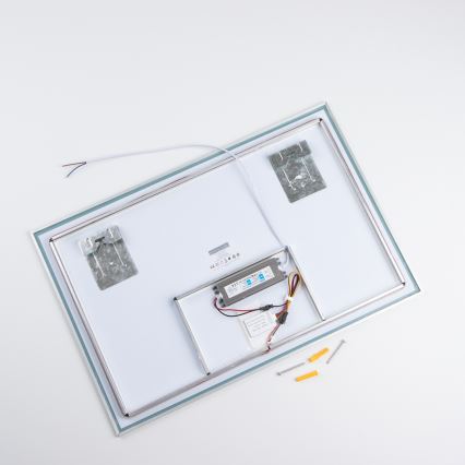 Brilagi - Specchio da bagno DESIO LED/20W/230V 40x60 cm argento IP44 CRI 90 dimmerabile + CCT