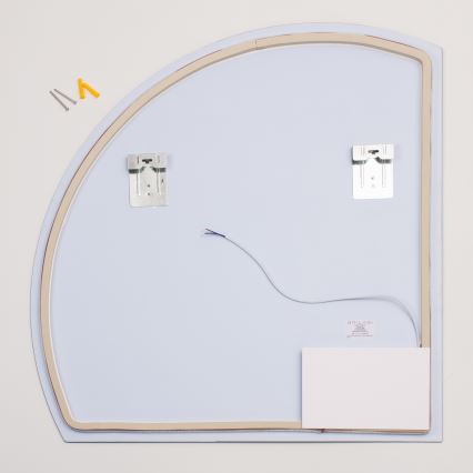 Brilagi - Specchio da bagno LED QUARTIERE LED/25W/230V 70x75 cm IP44 CRI 90 dimmerabile + CCT