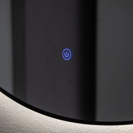 Brilagi - Specchio da bagno LED VENA BLACK LED/32W/230V Ø 100 cm IP44 CRI 90 dimmerabile + CCT