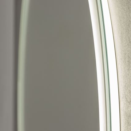 Brilagi - Specchio da bagno riscaldato LED RGBW AVA PRO LED/18W/230V Ø 60 cm IP44 CRI 90 dimmerabile + CCT