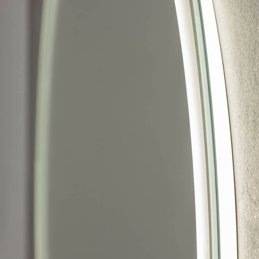 Brilagi - Specchio da bagno riscaldato LED RGBW AVA PRO LED/18W/230V Ø 60 cm IP44 CRI 90 dimmerabile + CCT