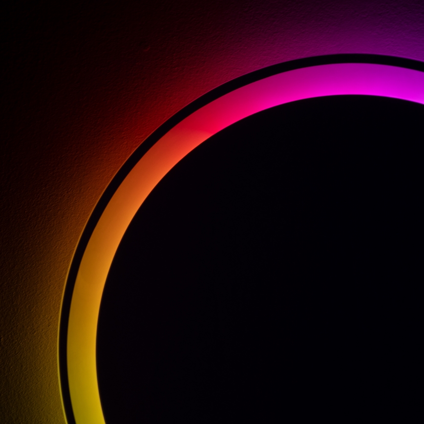 Brilagi - Specchio da bagno riscaldato LED RGBW AVA PRO LED/18W/230V Ø 60 cm IP44 CRI 90 dimmerabile + CCT