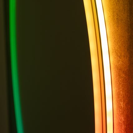 Brilagi - Specchio da bagno riscaldato LED RGBW AVA PRO LED/18W/230V Ø 60 cm IP44 CRI 90 dimmerabile + CCT