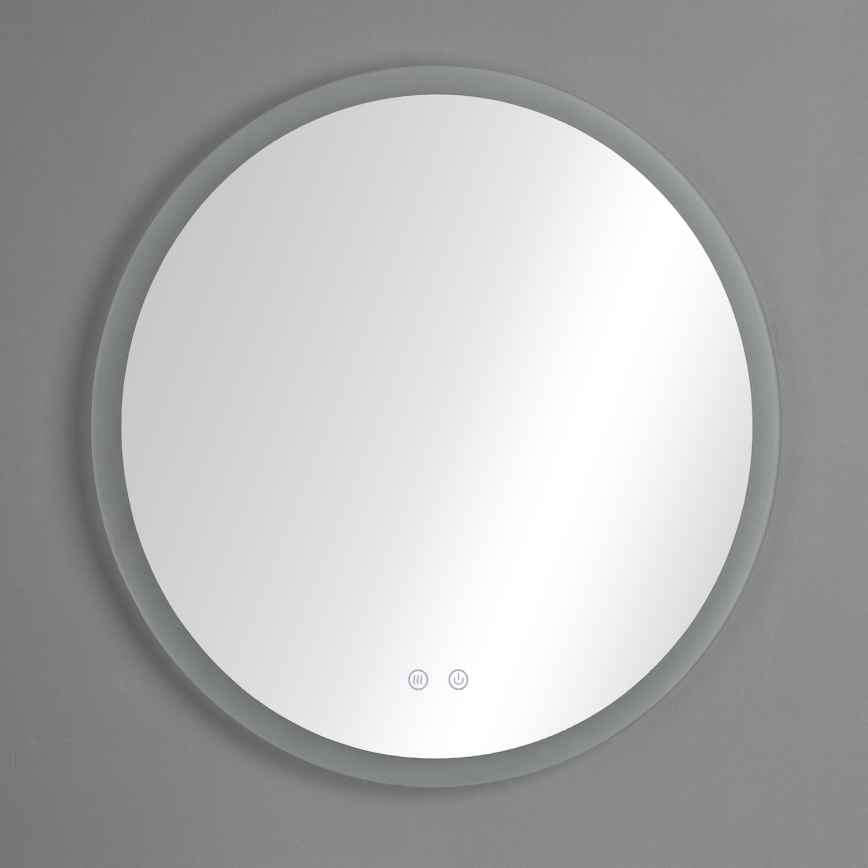 Brilagi - Specchio da bagno riscaldato a LED CLARA PRO LED/19W/230V Ø 60 cm IP44 CRI 90 dimmerabile + CCT