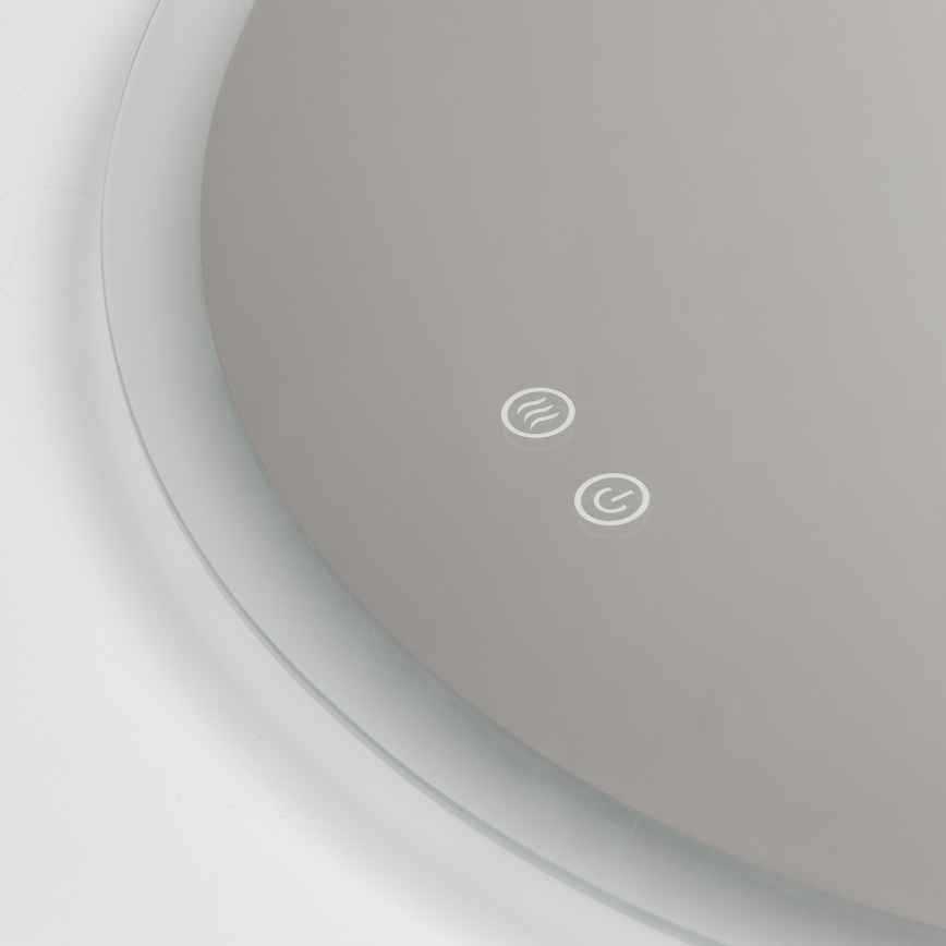 Brilagi - Specchio da bagno riscaldato a LED CLARA PRO LED/19W/230V Ø 60 cm IP44 CRI 90 dimmerabile + CCT