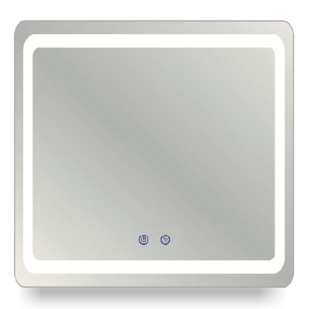 Brilagi - Specchio per bagno riscaldato con retroilluminazione a LED dimmerabile BELLA LED/16W/230V 60x60 cm 3000/4000/6500K IP44