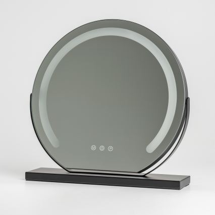 BRILAGI - Specchio da trucco a LED dimmerabile CALIFORNIA LED/14W/230V 3000/4000/6500K 44x40 cm nero