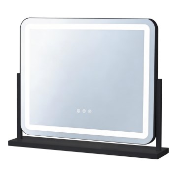 Brilagi - Specchio per trucco LED dimmerabile CALIFORNIA LED/25W/230V 3000/4000/6500K 55x44 cm nero