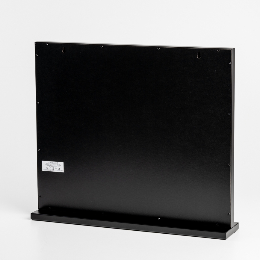 BRILAGI - Specchio da trucco dimmerabile a LED HOLLYWOOD LED/15W/230V CCT + 2x USB 60x50 cm nero