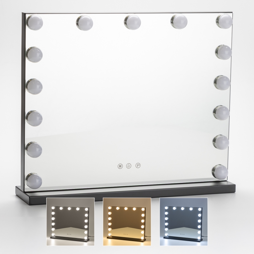 Brilagi - Specchio per trucco dimmerabile LED HOLLYWOOD LED/15W/230V 3000/4000/6500K