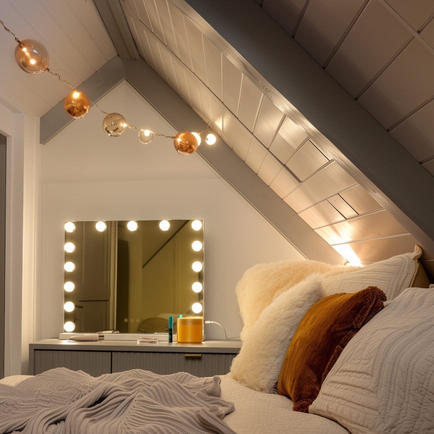 Brilagi - Specchio per trucco dimmerabile LED HOLLYWOOD LED/15W/230V 3000/4000/6500K