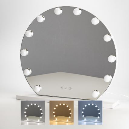 Brilagi - Specchio per trucco dimmerabile a LED HOLLYWOOD LED/12W/230V 3000/4000/6500K