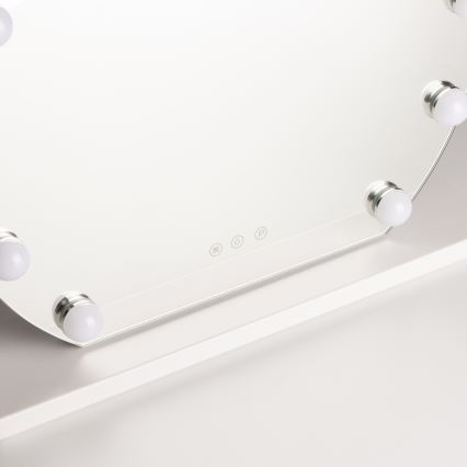 Brilagi - Specchio per trucco dimmerabile a LED HOLLYWOOD LED/12W/230V 3000/4000/6500K