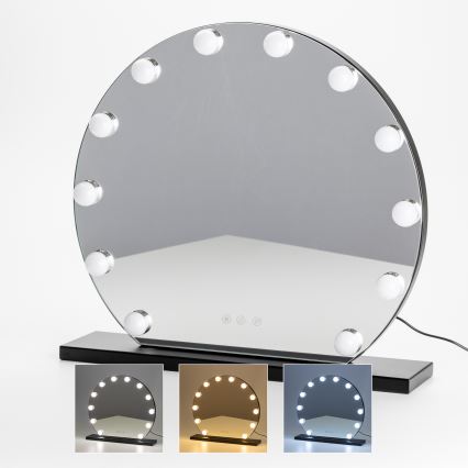 Brilagi - Specchio per trucco dimmerabile a LED HOLLYWOOD LED/12W/230V 3000/4000/6500K