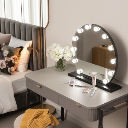 Brilagi - Specchio per trucco dimmerabile a LED HOLLYWOOD LED/12W/230V 3000/4000/6500K