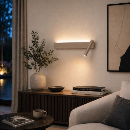 BRILAGI - Spot da parete LED ARLIX LED/3W/230V + LED/7W beige CRI 90