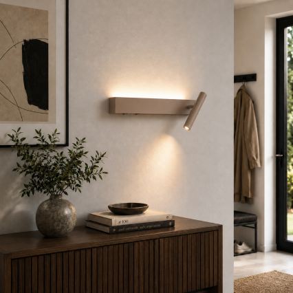 BRILAGI - Spot da parete LED ARLIX LED/3W/230V + LED/7W beige CRI 90