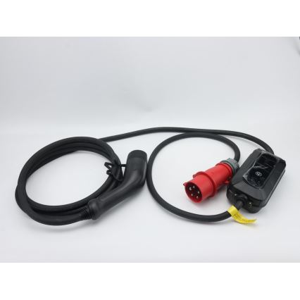 Brilagi - Stazione di ricarica per auto elettriche da viaggio FAST AC Tipo 2 16A/380V 11kW + spina 230V, 3,7kW 5m + custodia
