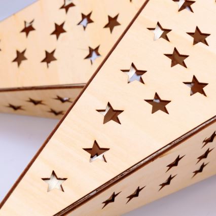 Brilagi - Stella natalizia a LED, 59x55 cm, alimentata da 2 batterie AA