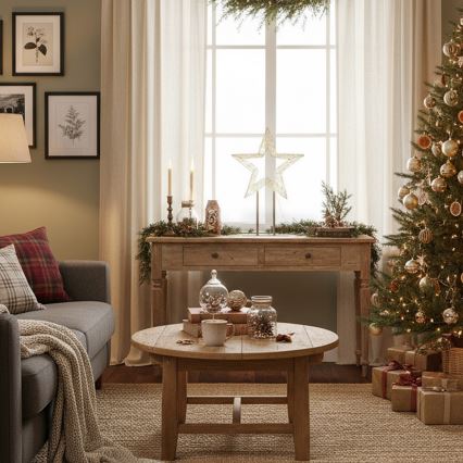 Brilagi - Stella natalizia LED da esterno LED/3,6W/230V IP44 44x30 cm