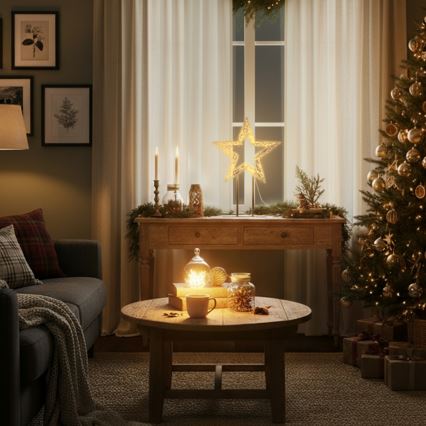 Brilagi - Stella natalizia LED da esterno LED/3,6W/230V IP44 44x30 cm