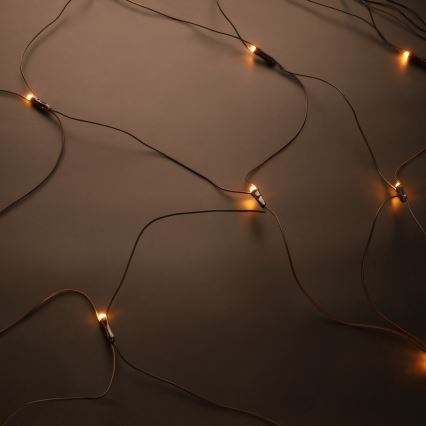 Brilagi - Tenda luminosa LED da esterno 160 LED 7x2 m IP44 bianco caldo