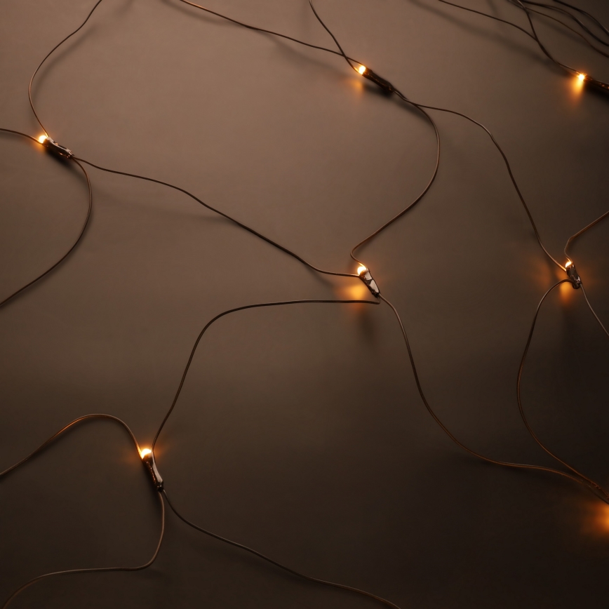 Brilagi - Tenda luminosa natalizia da esterno 160xLED 7x2m IP44 bianco caldo