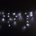 Brilagi - Tenda luminosa natalizia da esterno a LED, 400 LED, 8 funzioni, 23 m, IP44, bianco freddo