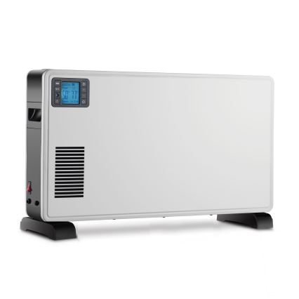 Brilagi - Termoconvettore elettrico 1000/1300/2300W LCD/timer/TURBO/termostato bianco + tc