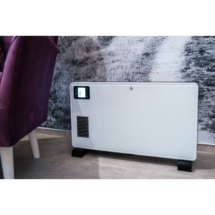 Brilagi - Termoconvettore elettrico 1000/1300/2300W LCD/timer/TURBO/termostato bianco + tc