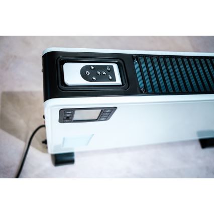 Brilagi - Termoconvettore elettrico 1000/1300/2300W LCD/timer/TURBO/termostato bianco + tc