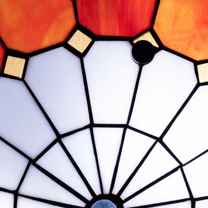 BRILAGI - Tiffany lampada da soffitto in vetro colorato SIENNA 2xE27/60W/230V Ø 40 cm