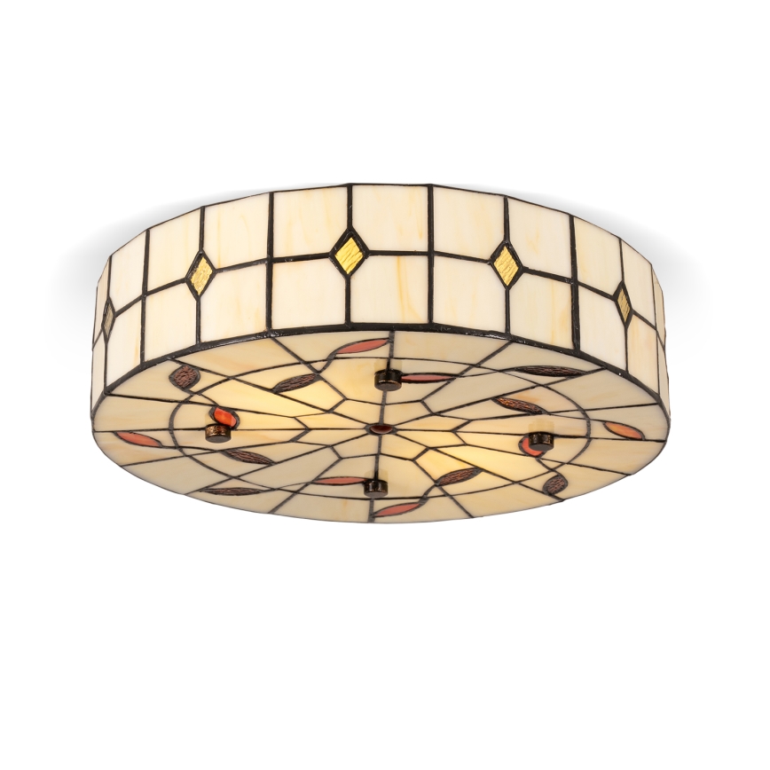 BRILAGI - Tiffany plafoniera a vetri colorati FOLIA 2xE27/60W/230V Ø 40 cm