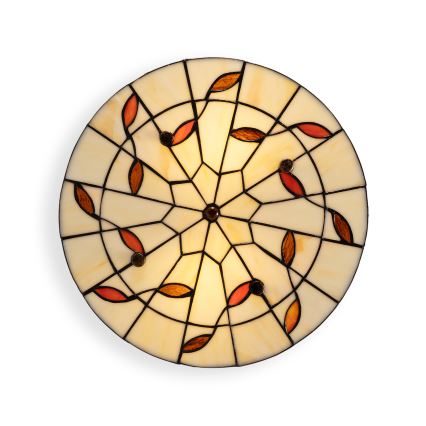 BRILAGI - Tiffany plafoniera a vetri colorati FOLIA 2xE27/60W/230V Ø 40 cm