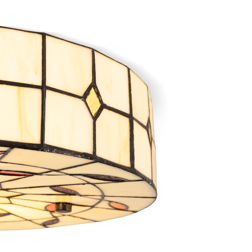 BRILAGI - Tiffany plafoniera a vetri colorati FOLIA 2xE27/60W/230V Ø 40 cm