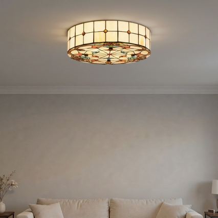 BRILAGI - Tiffany plafoniera a vetri colorati MIRABELLA 2xE27/60W/230V Ø 40 cm