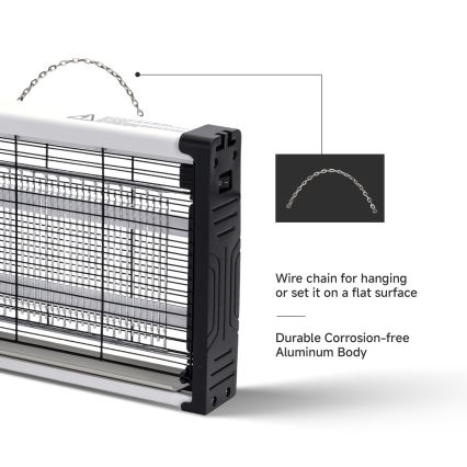 Brilagi - Trappola elettrica a LED per insetti UV  2xLED/4W/230V 50 m2