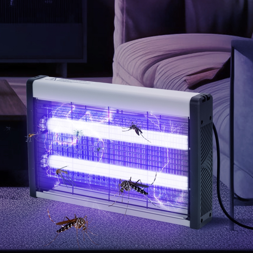 Brilagi - Trappola elettrica per insetti 2xUV/10W/230V 60 m2