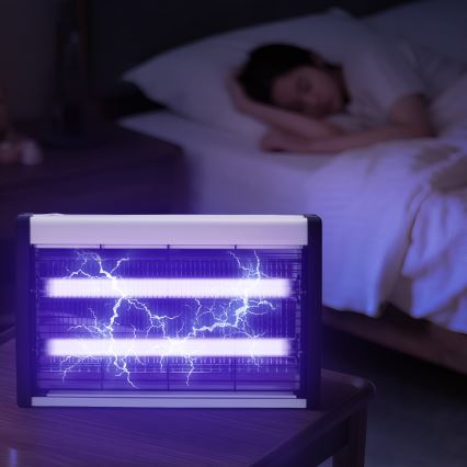 Brilagi - Trappola elettrica per insetti 2xUV/10W/230V 60 m2