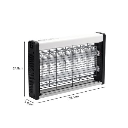 Brilagi - Trappola elettrica per insetti 2xUV/10W/230V 60 m2