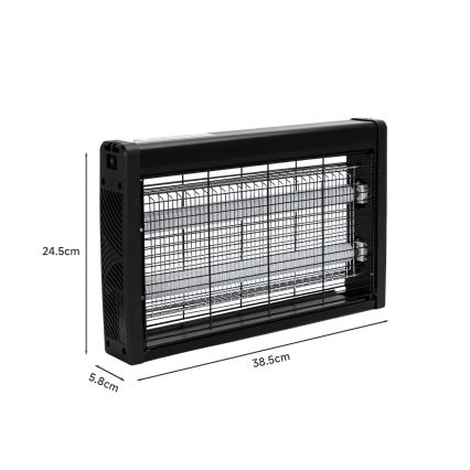 Brilagi - Trappola elettrica per insetti 2xUV/10W/230V 60 m2