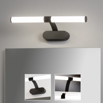 Brilagi - TUBEO Lampada LED 2 in 1 per specchio da bagno, 6 W/230 V, 40 cm, IP44, nero