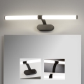 Brilagi - TUBEO Specchio da bagno con luce LED 2 in 1 LED/8W/230V 60 cm IP44 Nero