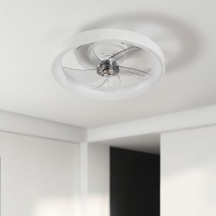Brilagi - Ventilatore da soffitto LED dimmerabile LED/34W/230V 3000-6500K Ø 50 cm bianco + telecomando