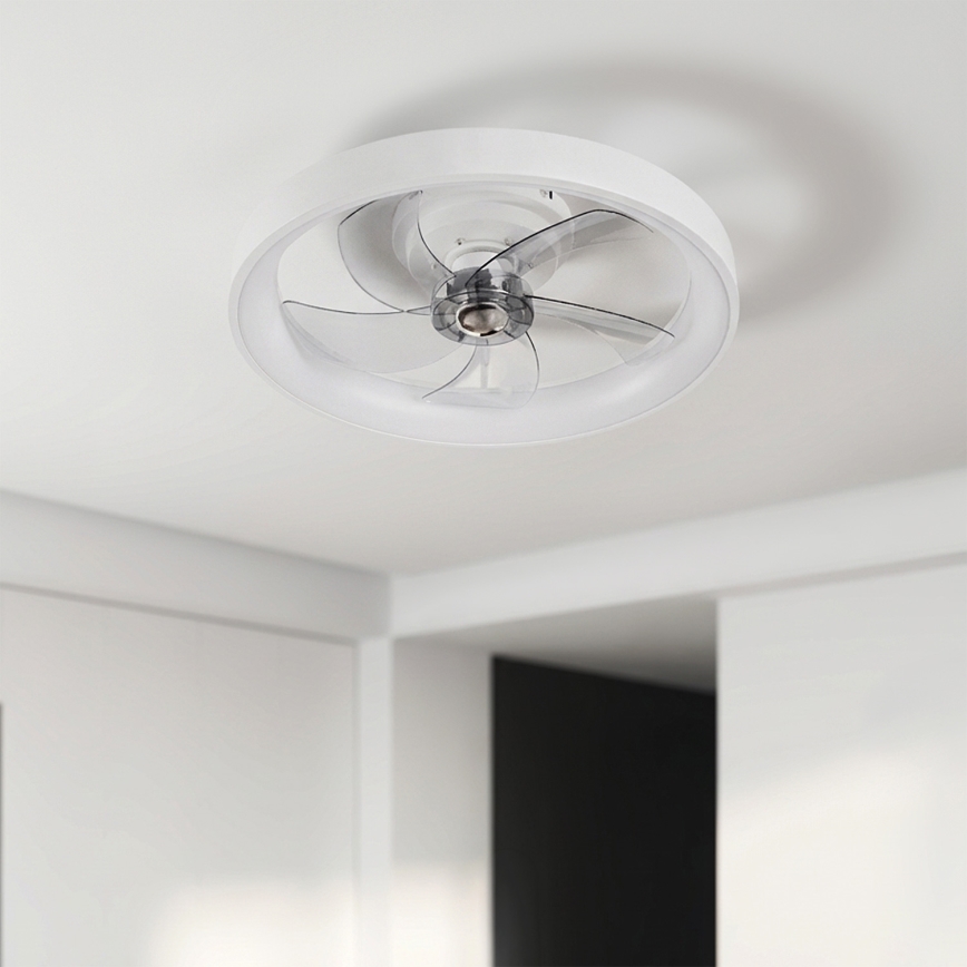 Brilagi - Ventilatore da soffitto LED dimmerabile LED/34W/230V 3000-6500K Ø 50 cm bianco + telecomando